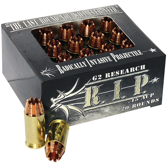 G2R RIP 45ACP 162GR 20/25 - Ammunition